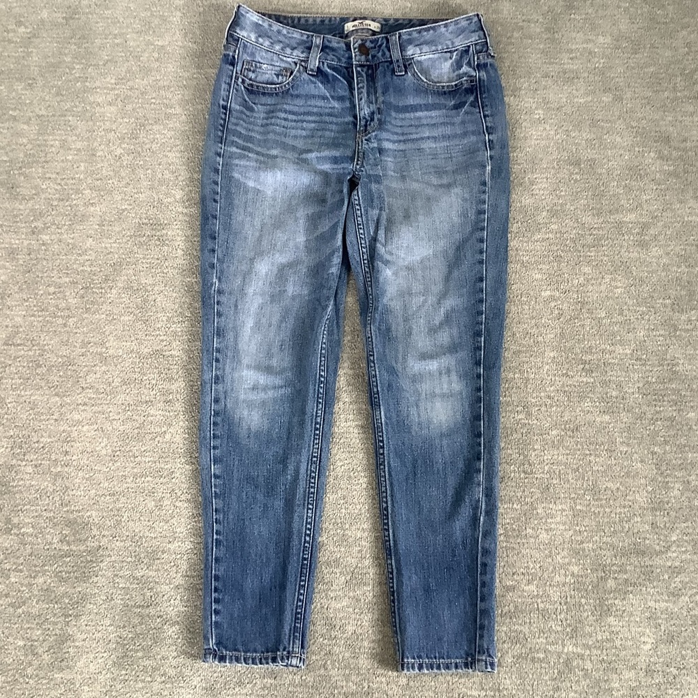 Hollister Women's Light/Medium Cotton Blue Skinny Jeans Sz. 25